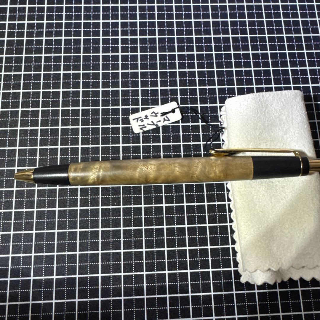 野原工芸 旧型固定式口金　シャーペン　マーブルウッド