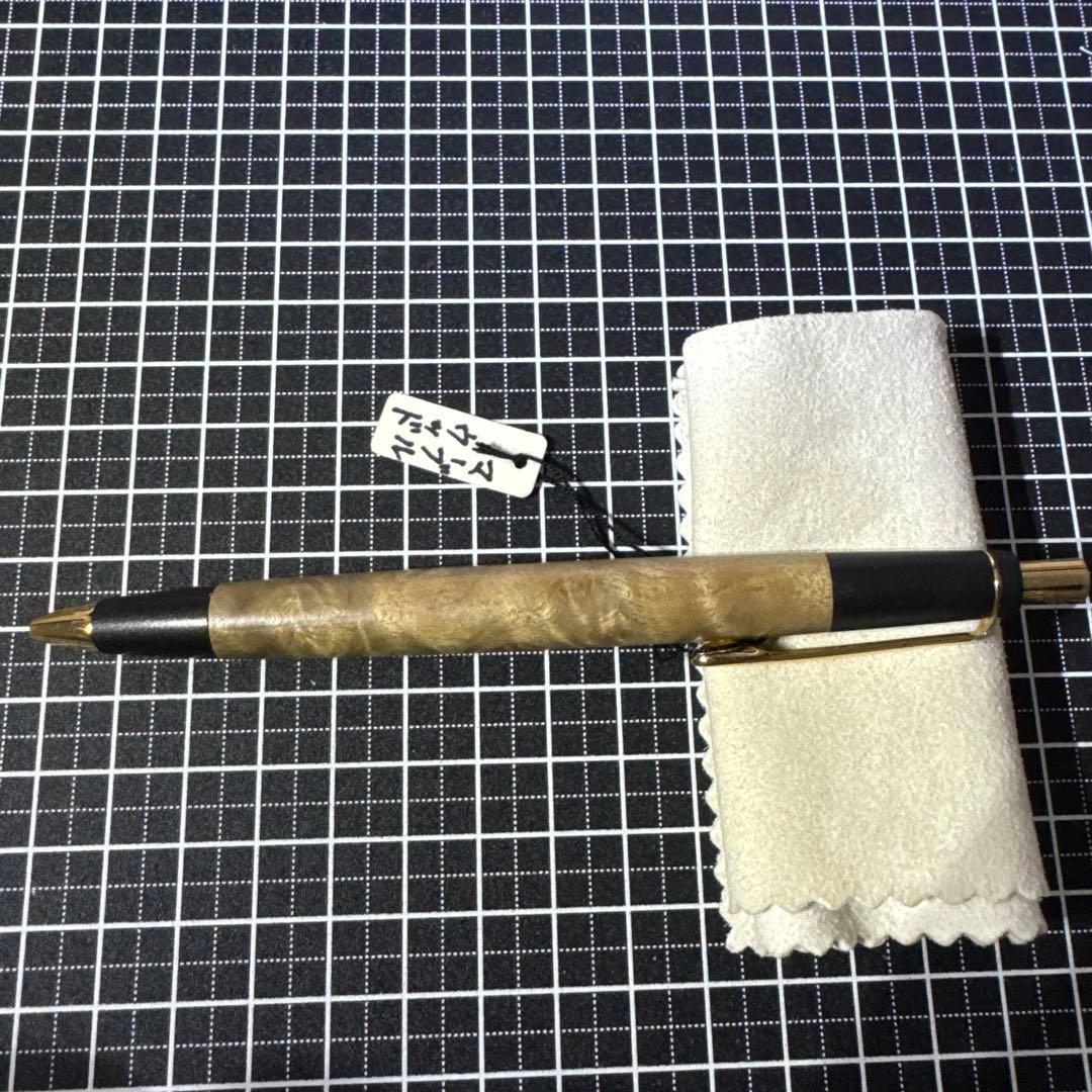 野原工芸 旧型固定式口金　シャーペン　マーブルウッド