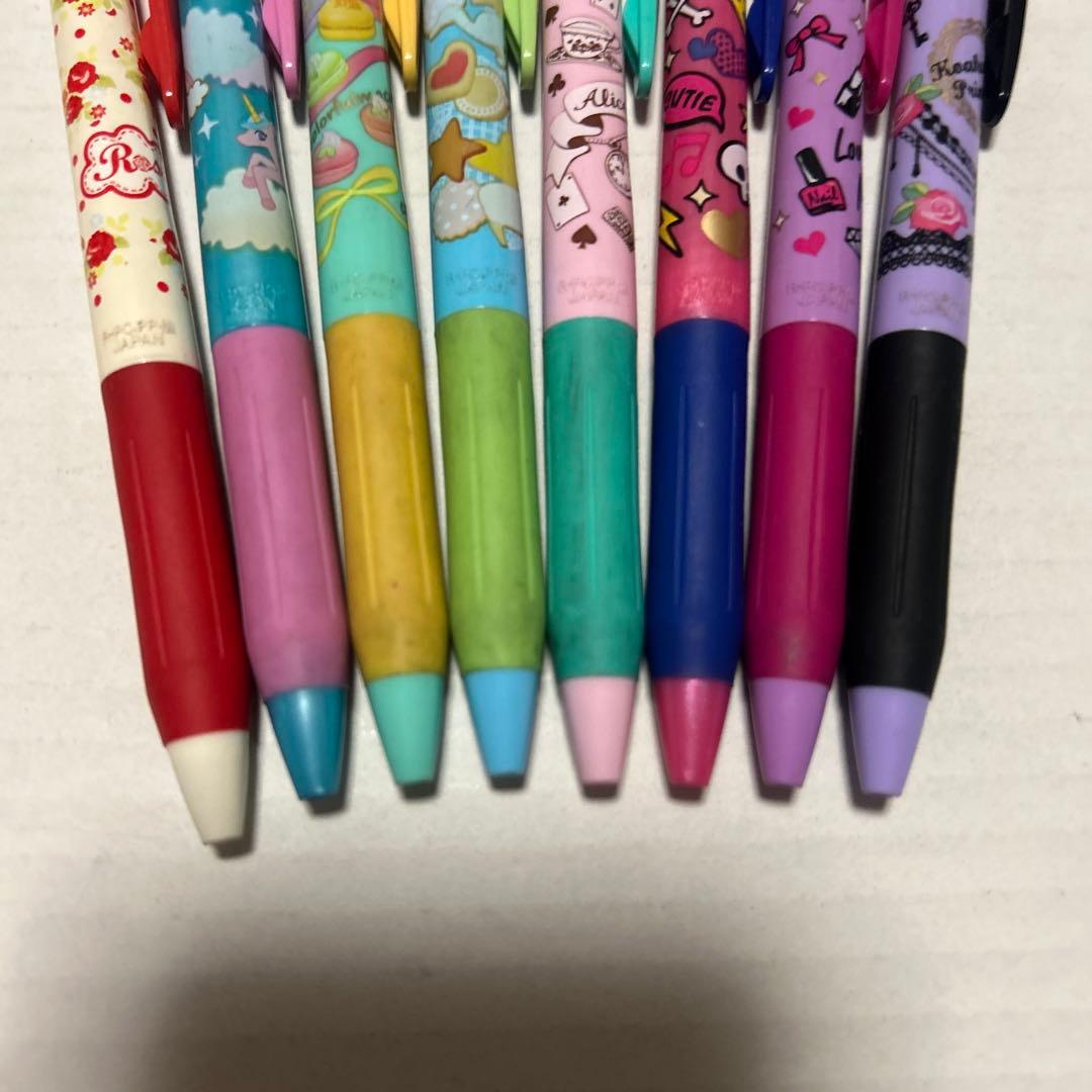 ZEBRA SARASA CLIP ボールペン ピチレモン 8色セット 平成女児