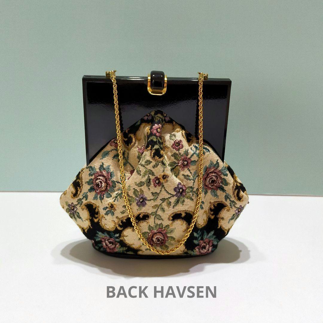 BACK HAVSEN バックハウゼン　ゴブラン織　ミニバッグ　パーティーバッグ