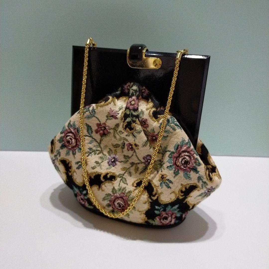 BACK HAVSEN バックハウゼン　ゴブラン織　ミニバッグ　パーティーバッグ