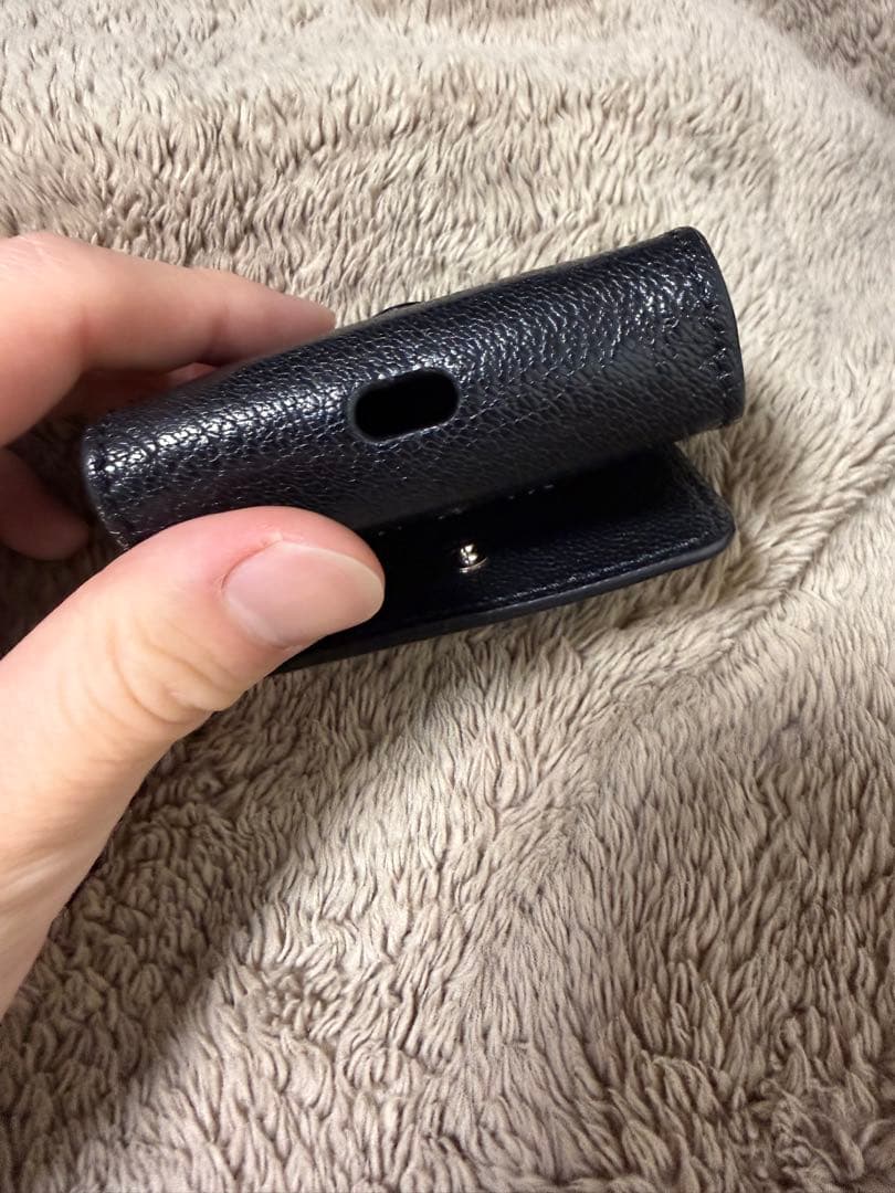 Maison Margiela ブラック レザー airpods proケース