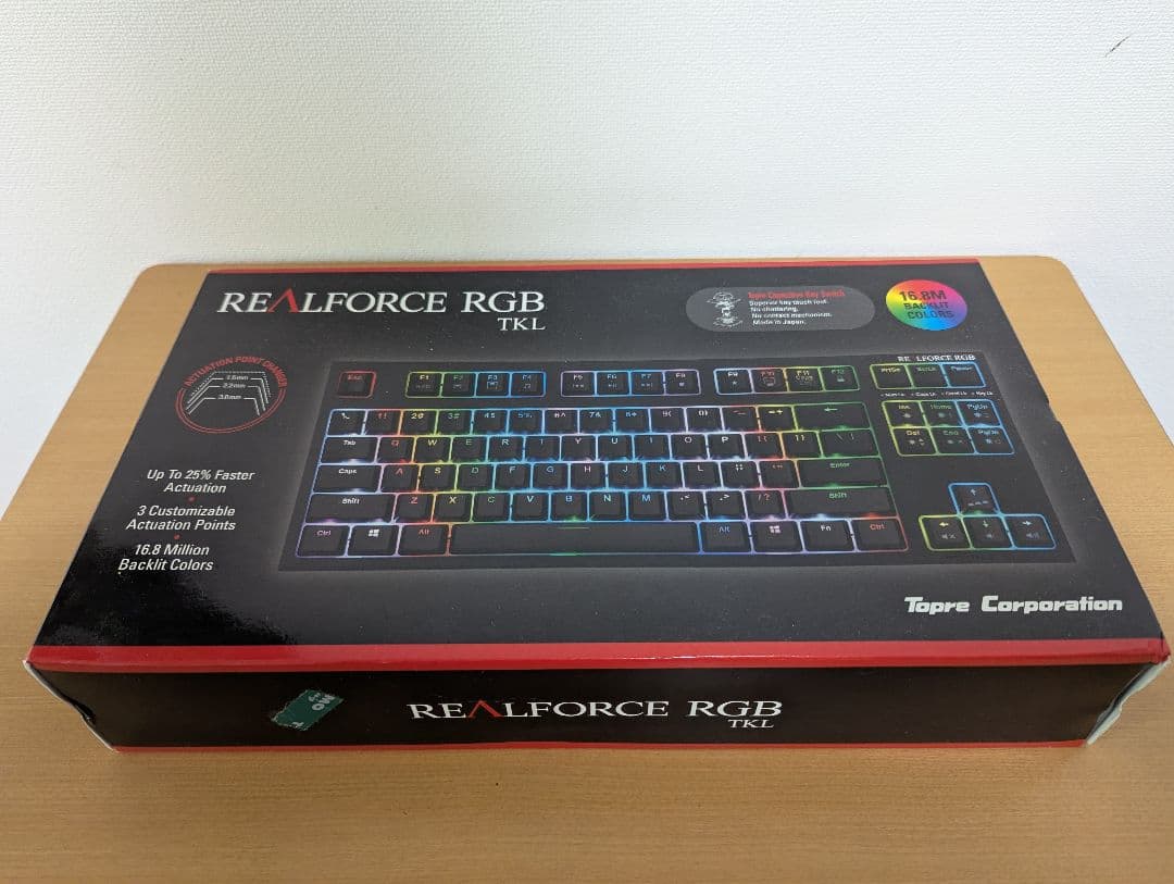東プレ REALFORCE RGB TKL 英語キーボード