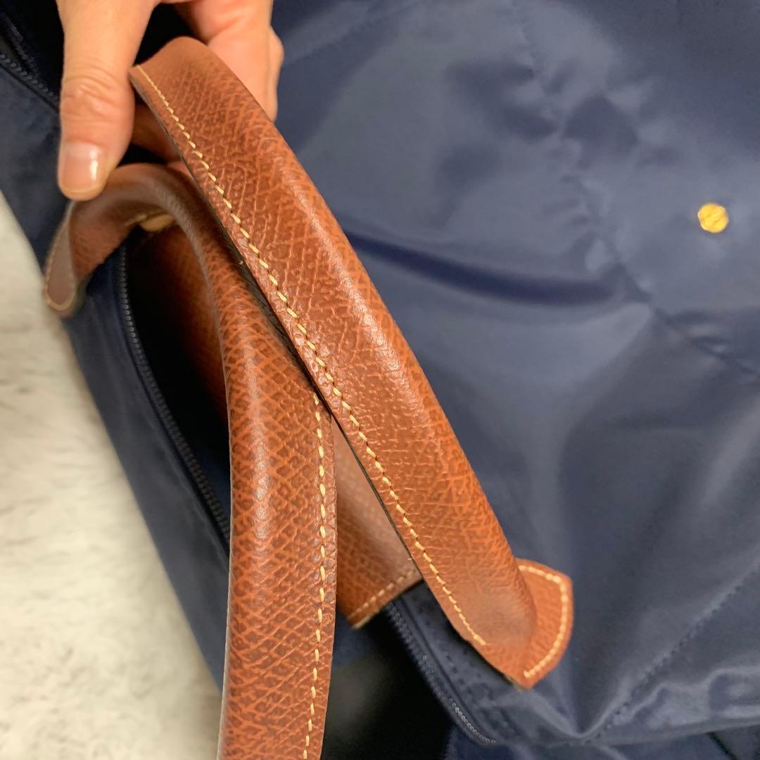 ロンシャン　LONGCHAMP ルプリアージュ　トラベルバッグ　ネイビー　旅行