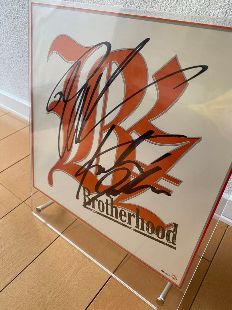 B'z LIVE-GYM99 brotherhood 直筆サイン色紙貴重