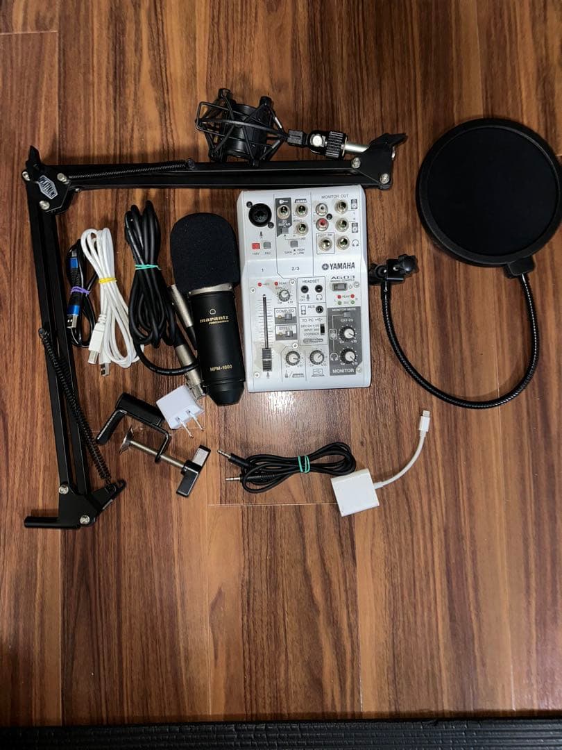 配信セット YAMAHA AG03 + Marantz MPM-1000