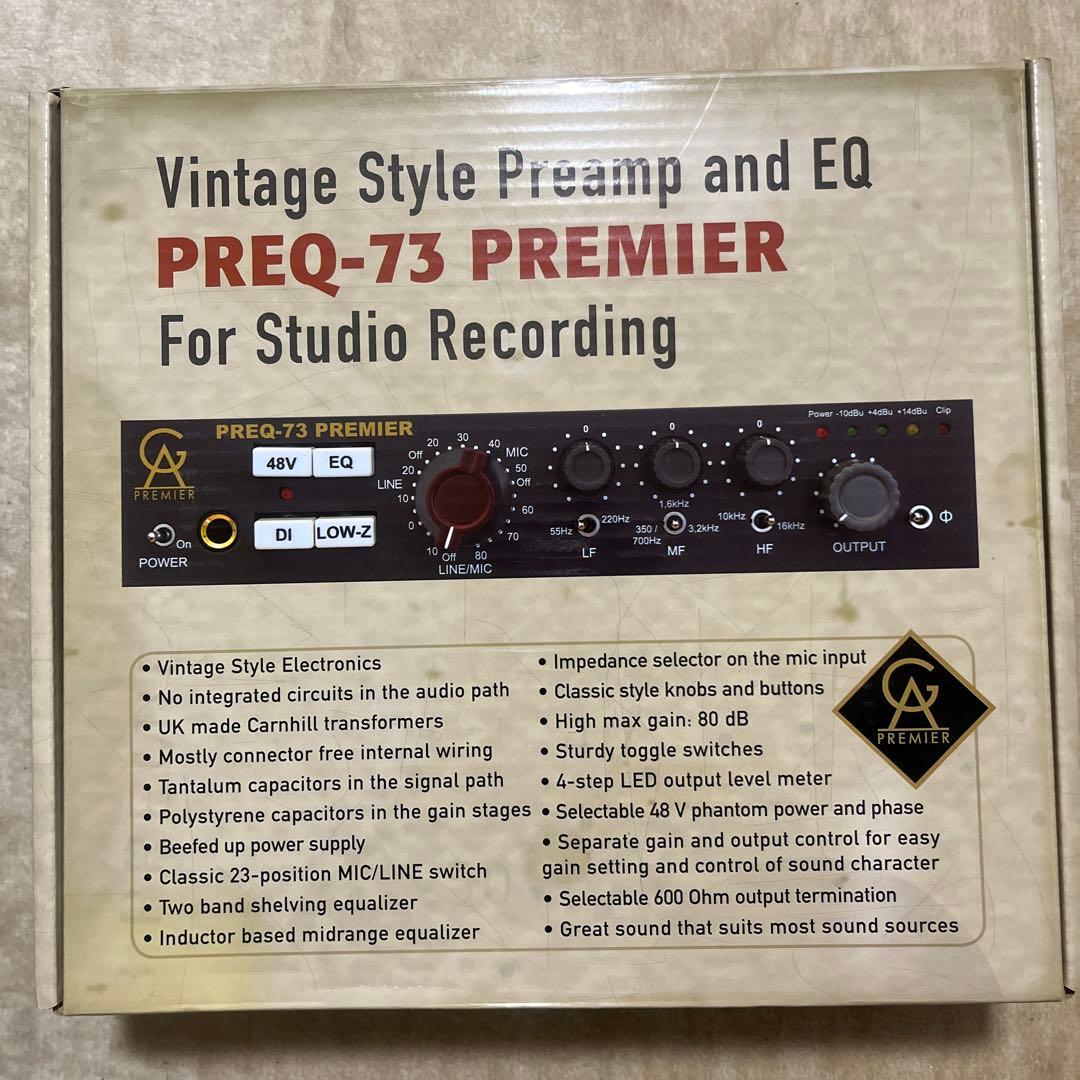 最終値下げ　マイクプリアンプ　GAP　PREQ-73 PREMIER