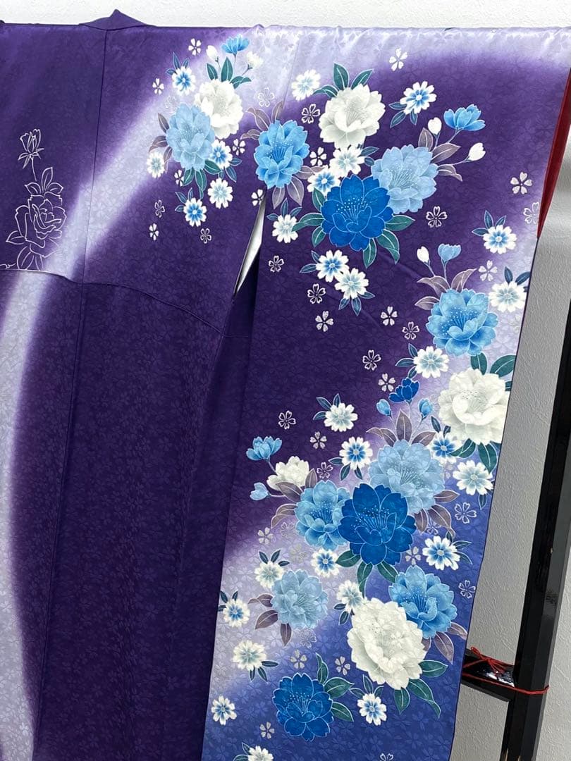 振袖 豪華 銀彩 紋意匠 身丈169cm 撥水加工済