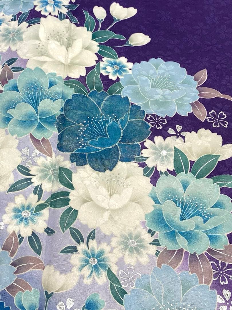 振袖 豪華 銀彩 紋意匠 身丈169cm 撥水加工済