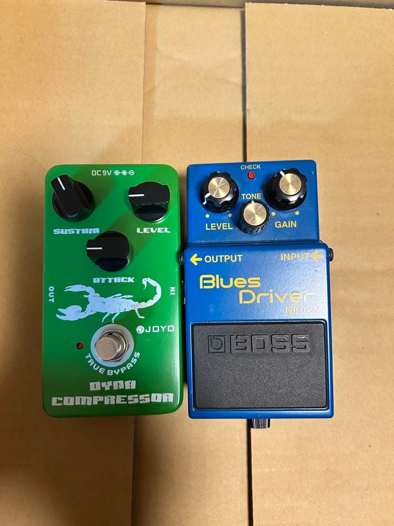 BOSS BD2 JOYO コンプレッサー　ギター　エフェクターセット