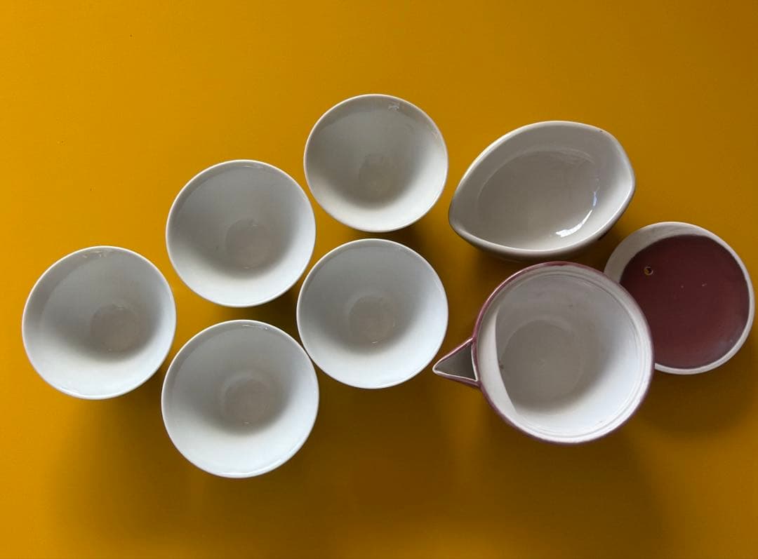 朝日焼　窯変　煎茶器　宝瓶　茶碗　湯冷まし　京都　宇治