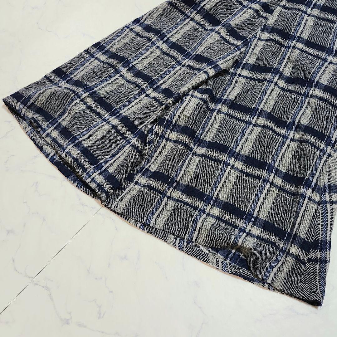 ワイズ　サルエルパンツ　アシンメトリー　チェック　変形　ワイド　ヨウジヤマモト