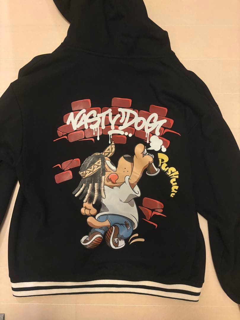 Nasty Dog フード付きジャケット ブラック