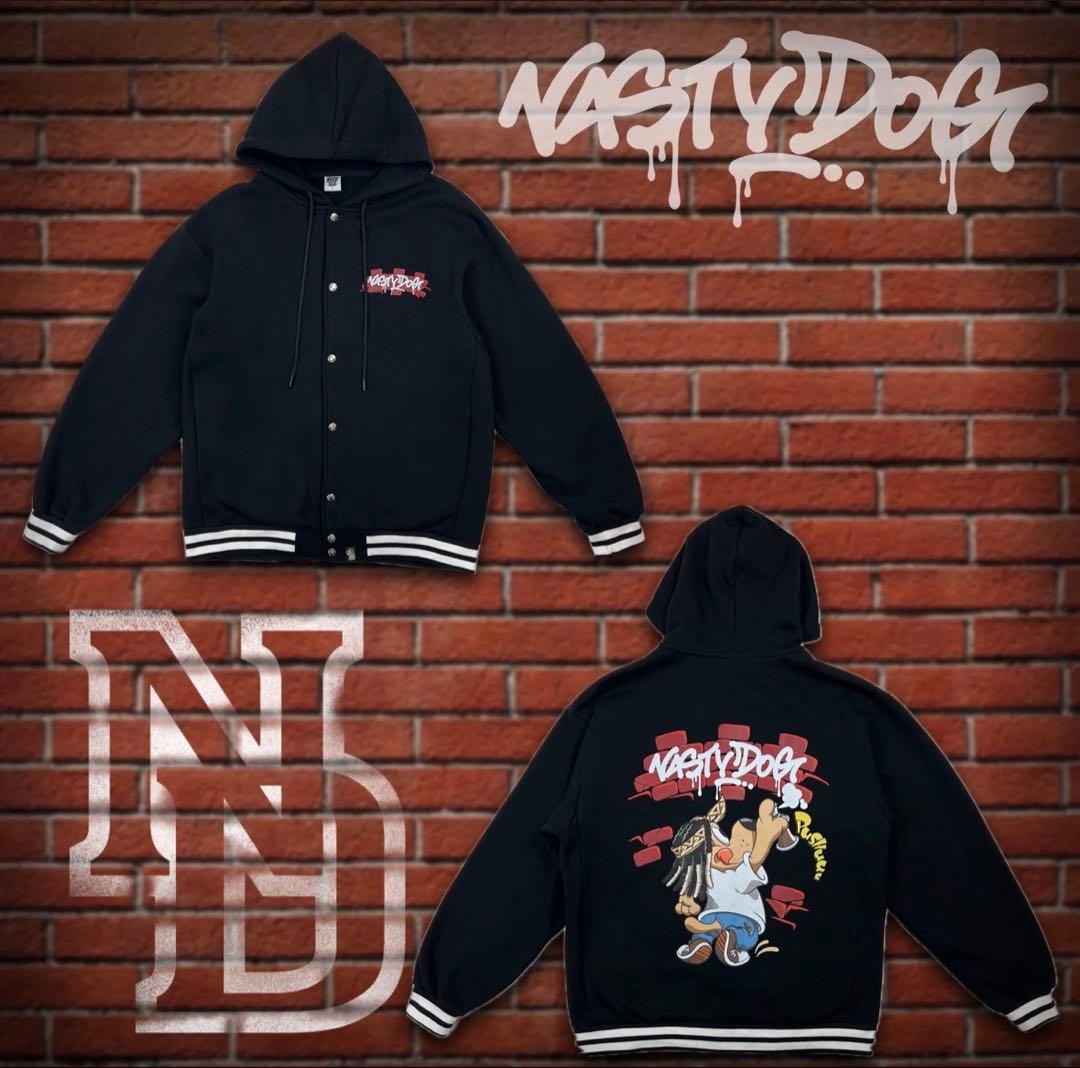 Nasty Dog フード付きジャケット ブラック