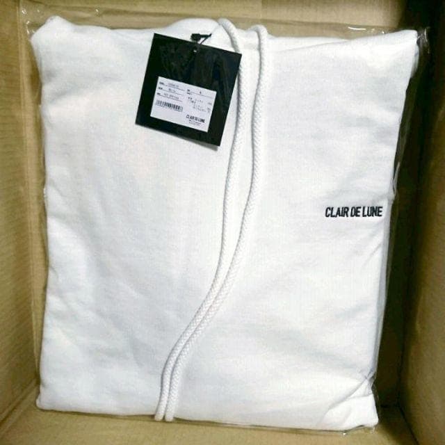 【新品】CLAIR DE LUNE Hoodie 白 Mサイズ 登坂広臣 ランペ