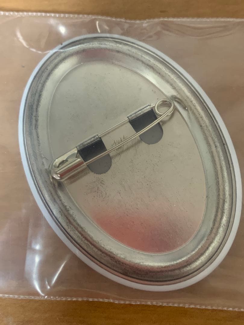 中島敦　ブローチ風缶バッジ