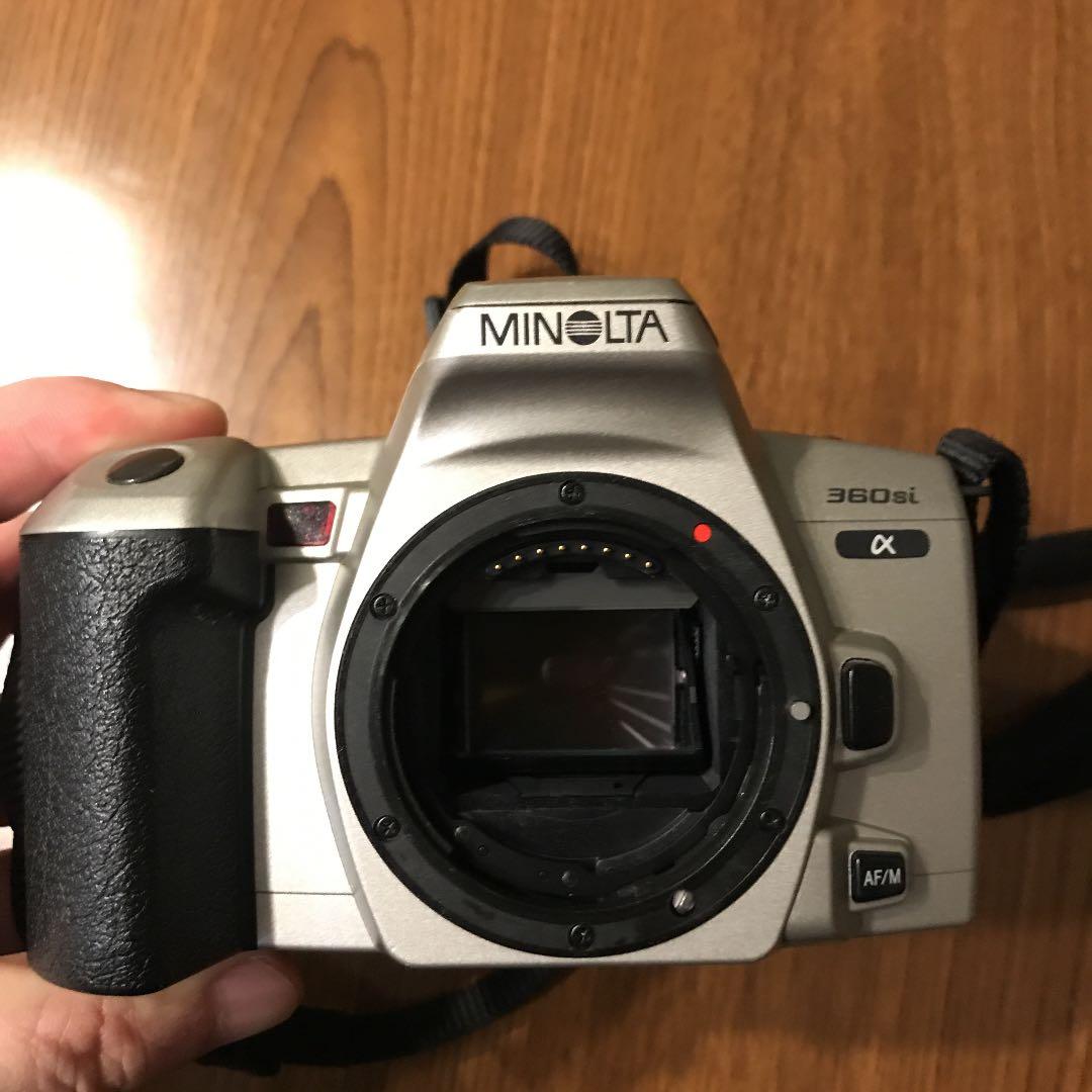 【ジャンク品】　MINOLTA フィルムカメラ　α-360si