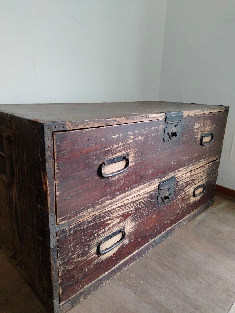 アンティーク　　引き出し箪笥　タンス　総桐　古道具