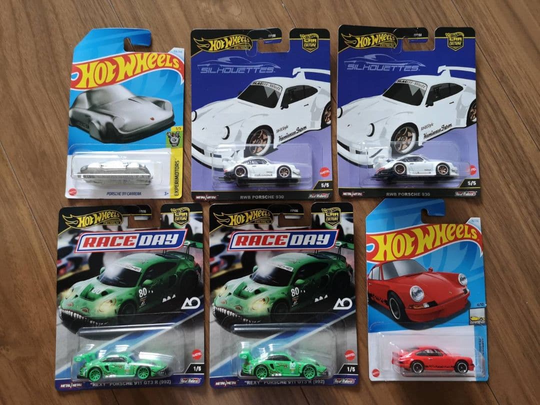 ホットウィール　RWBポルシェ930　REXYポルシェ911GT3 R