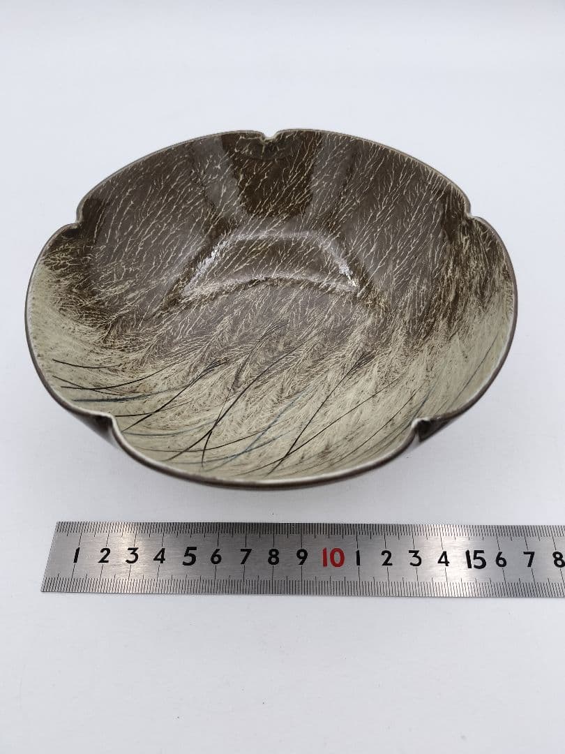 b79 菓子器 現川焼 豊瑞軒 十三代 横石臥牛 木箱 茶道具 古物