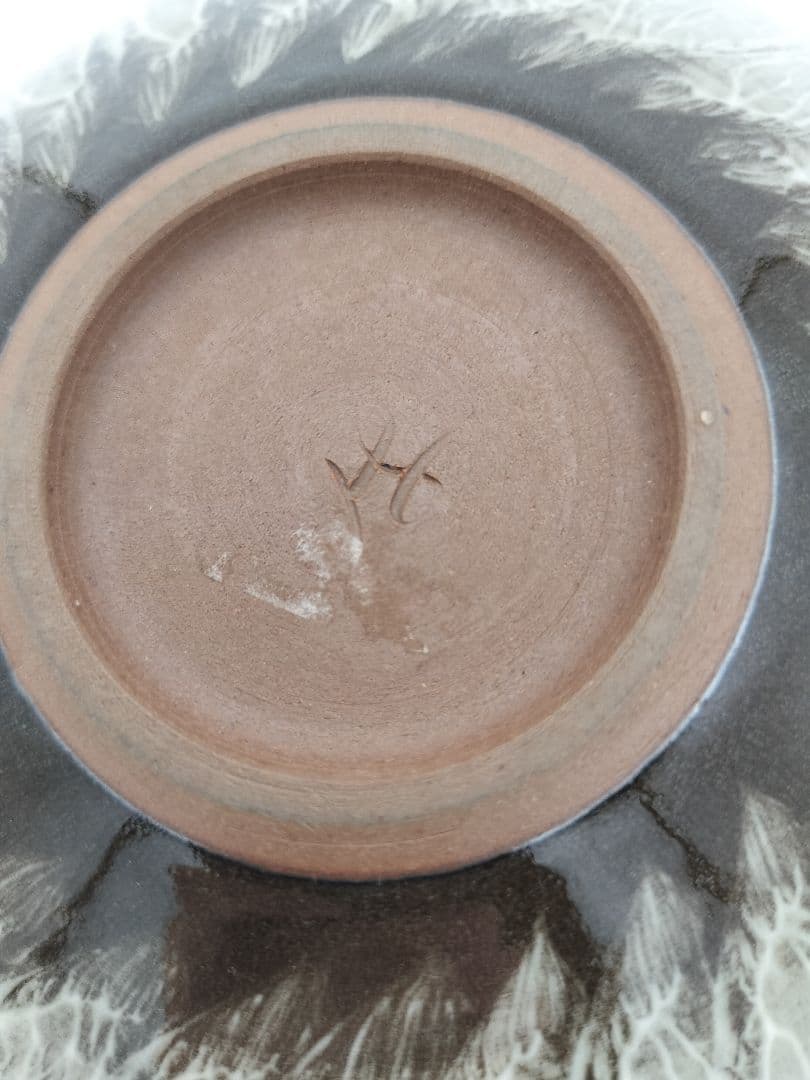 b79 菓子器 現川焼 豊瑞軒 十三代 横石臥牛 木箱 茶道具 古物