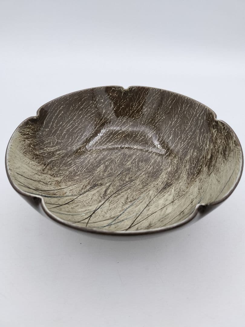 b79 菓子器 現川焼 豊瑞軒 十三代 横石臥牛 木箱 茶道具 古物