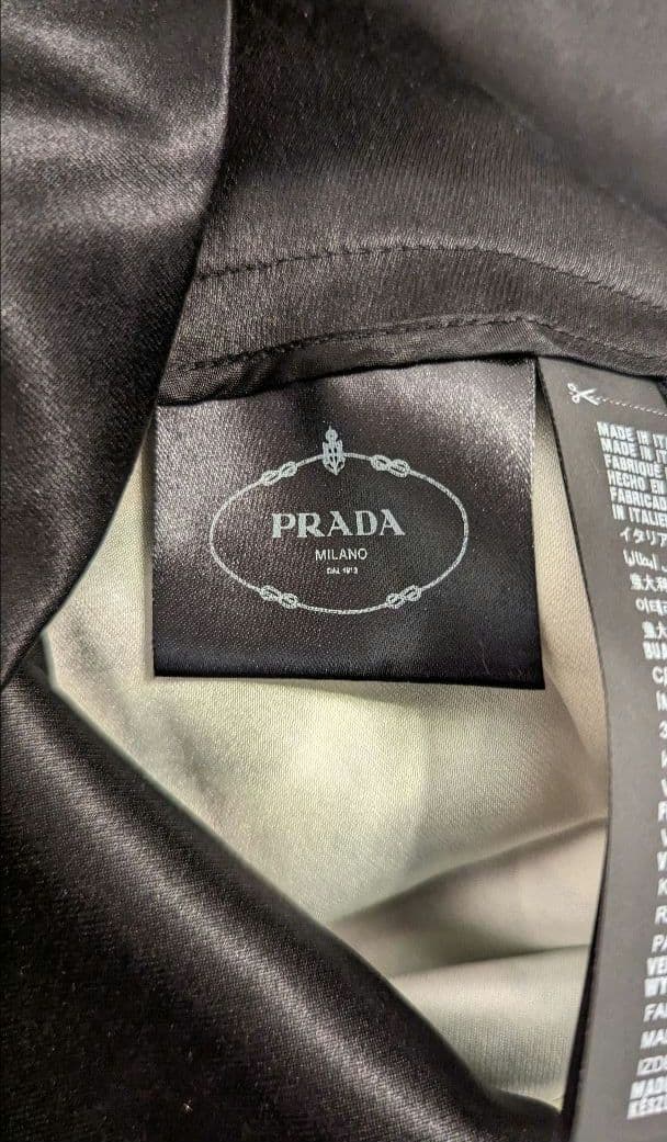 【美品】PRADA プラダ プリントスカート ボックスプリーツ36