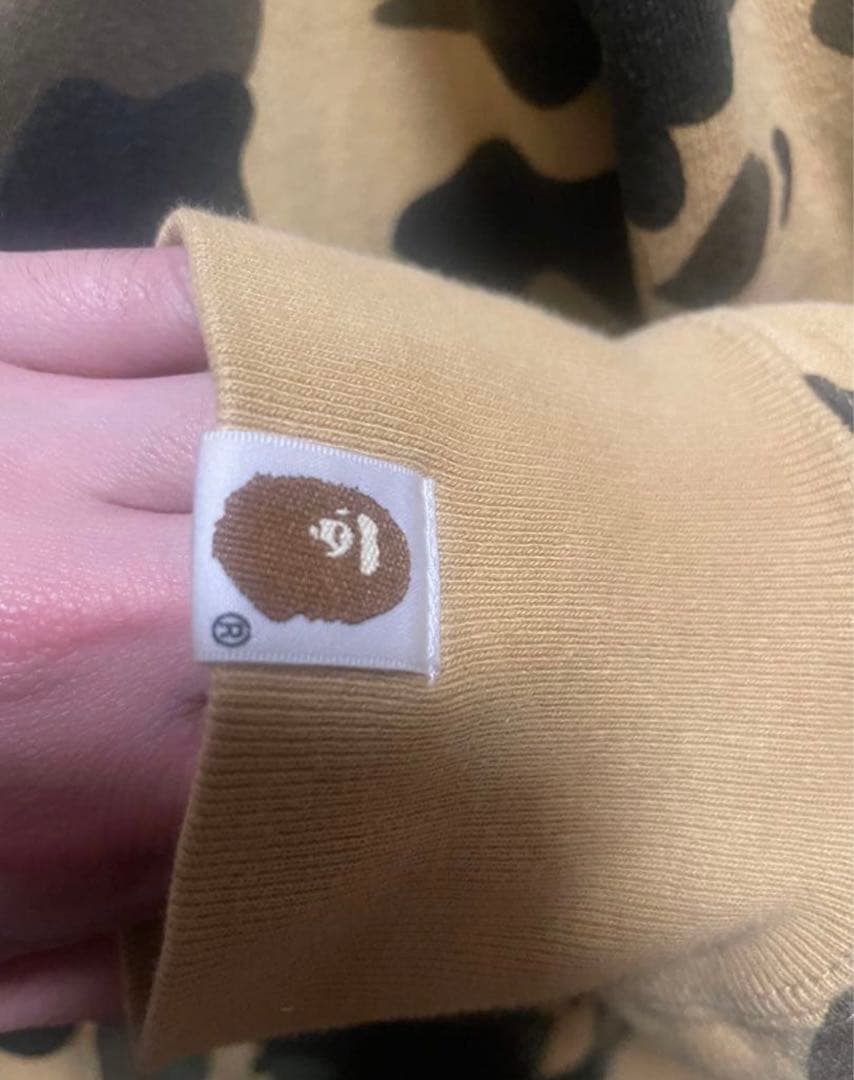 a bathing ape 1st camo zip パーカー