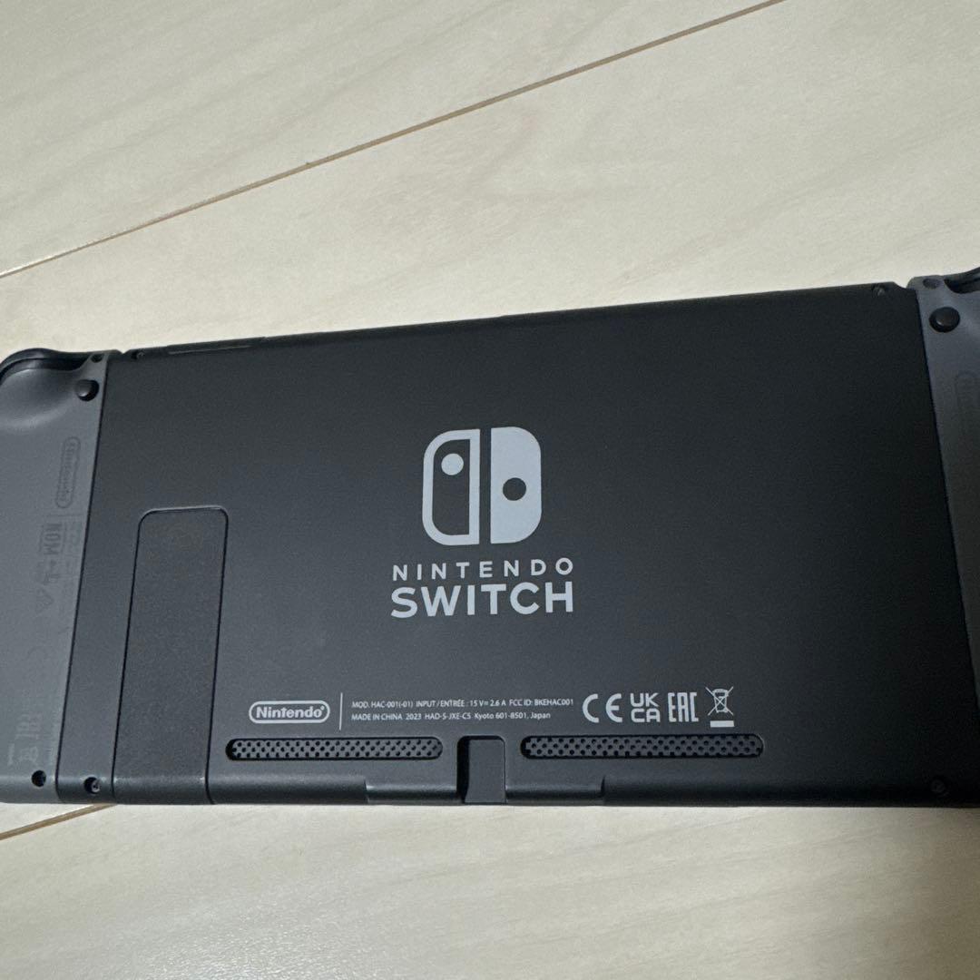 Switch 本体 グレー(HDMIケーブルのみ無)別売りジョイコン1セット付き