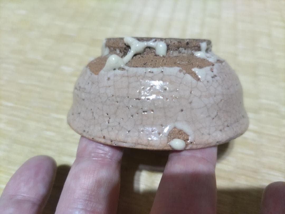 小林東五　井戸　酒盃　共箱・美品・盛期作！