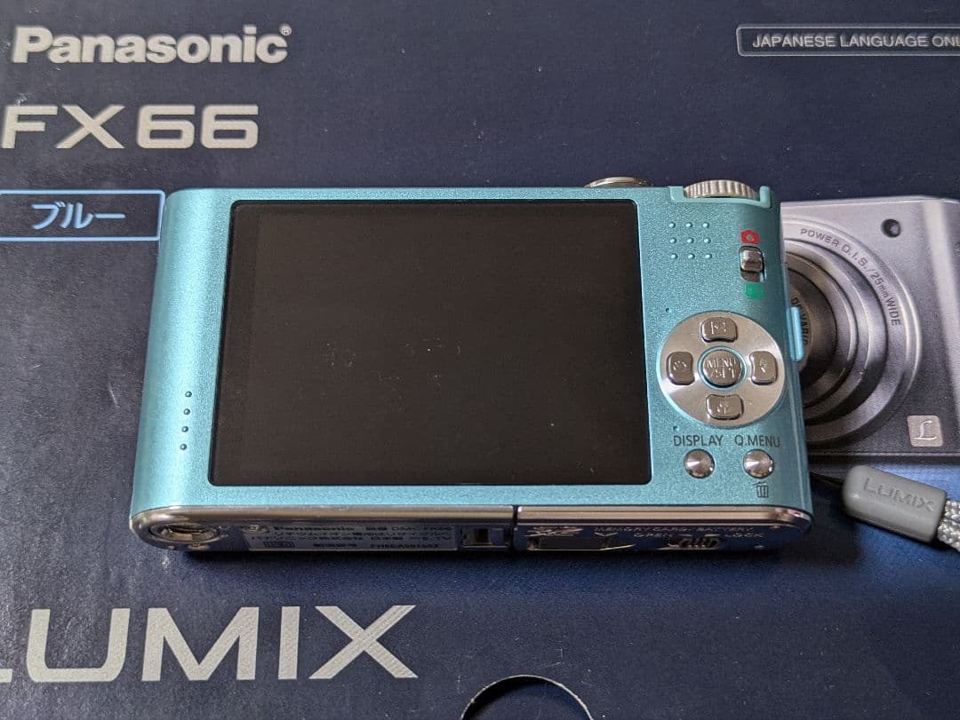 付属品完備 美品 Panasonic LUMIX DMC-FX66 ブルー