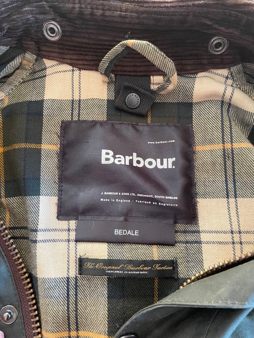 Barbour BEDALE バブアービテイルsage36