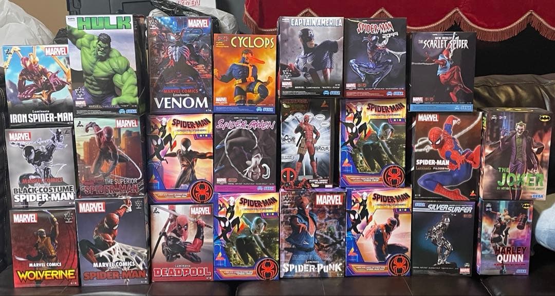 marvel マーベルキャラクター フィギュアセット　23個