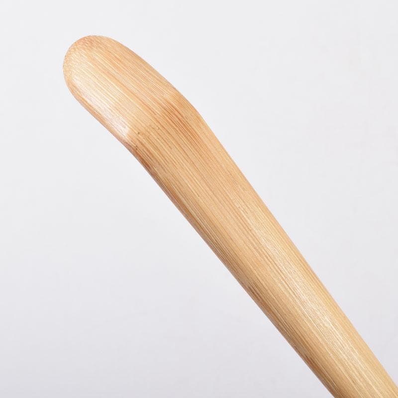 フミフミ竹高斉作茶杓　銘蓬莱　前大徳　須賀玄道書付　共筒共箱　V　9083