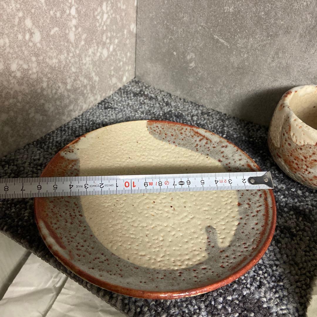 志野焼　北山窯　カップ&ソーサー　5客セット　コーヒーカップ