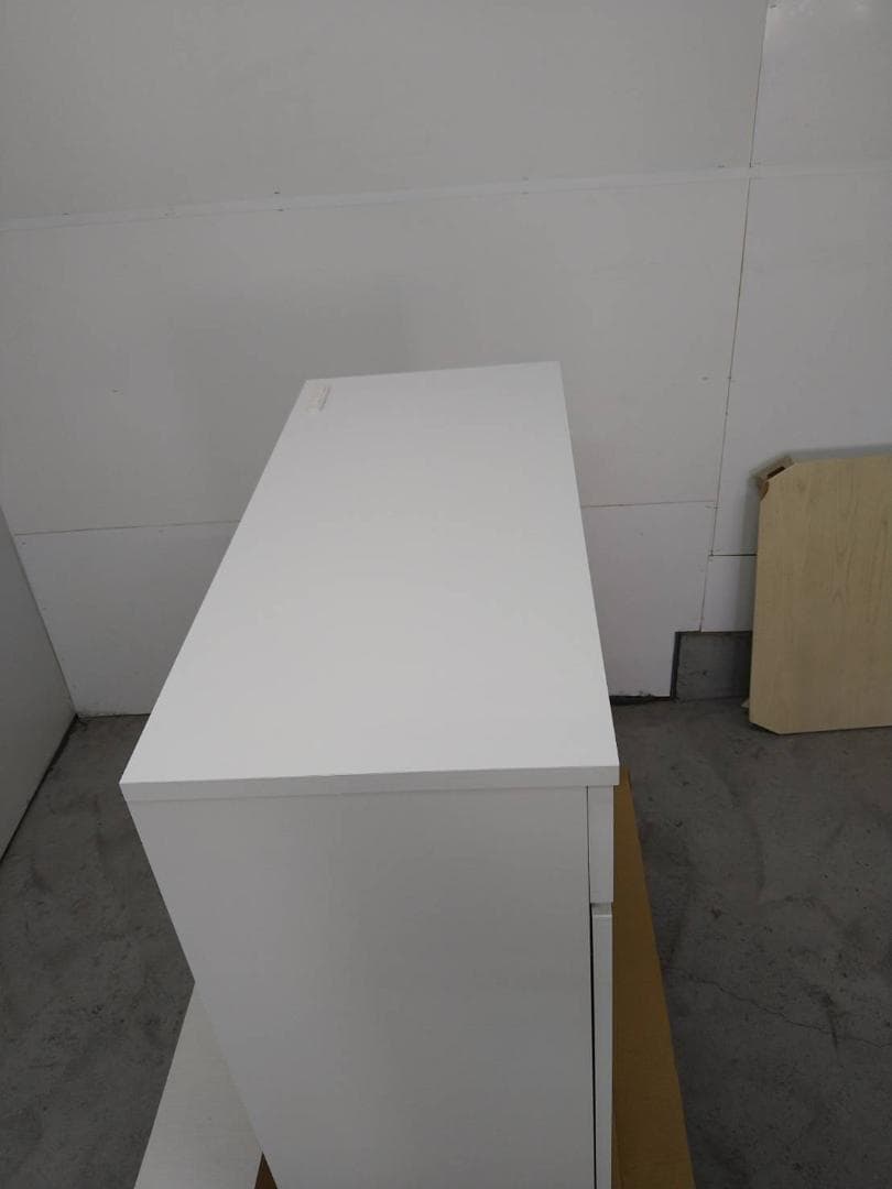 7058 シンプルキャビネット幅90 ホワイト