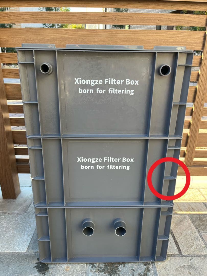 【1点限り訳あり特価】 お任せ高性能濾過材2段付き2種以上 外部式飼育濾過装置器