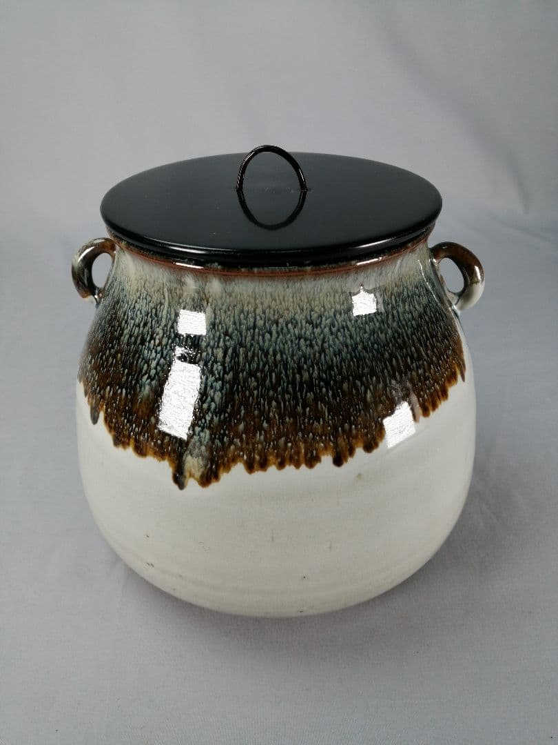 【茶事具】佐平造　朝鮮唐津水指　水指416