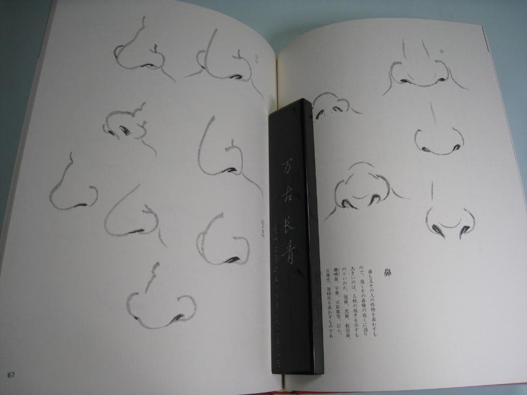 石田豪澄書豪華本　【達磨真百態　石田豪澄　日貿出版社】豪澄達磨肉筆画付き