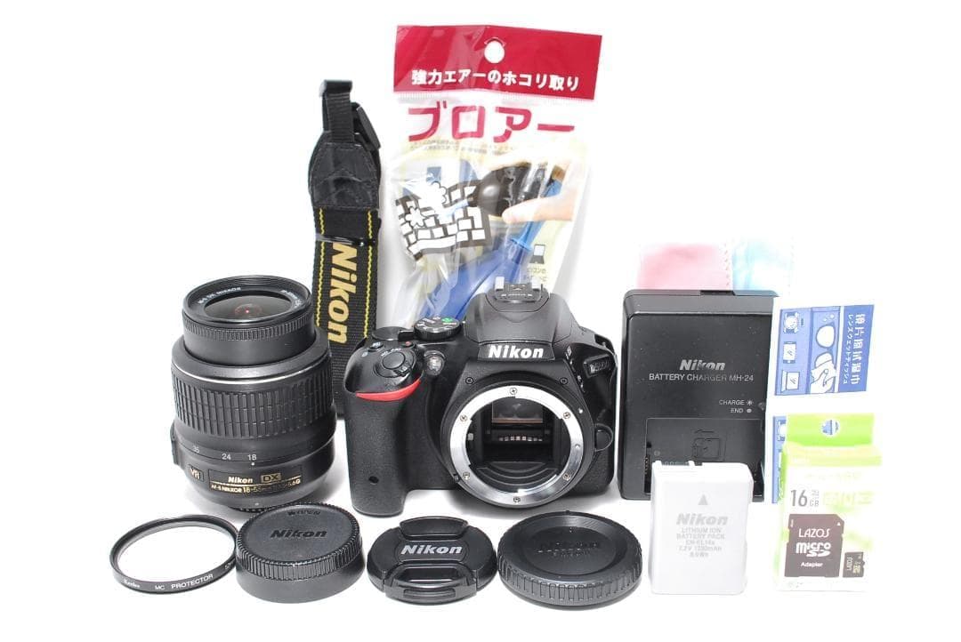 【美品】Nikon D5500　Wi-Fi搭載　すぐスマホ転送　タッチパネル撮影