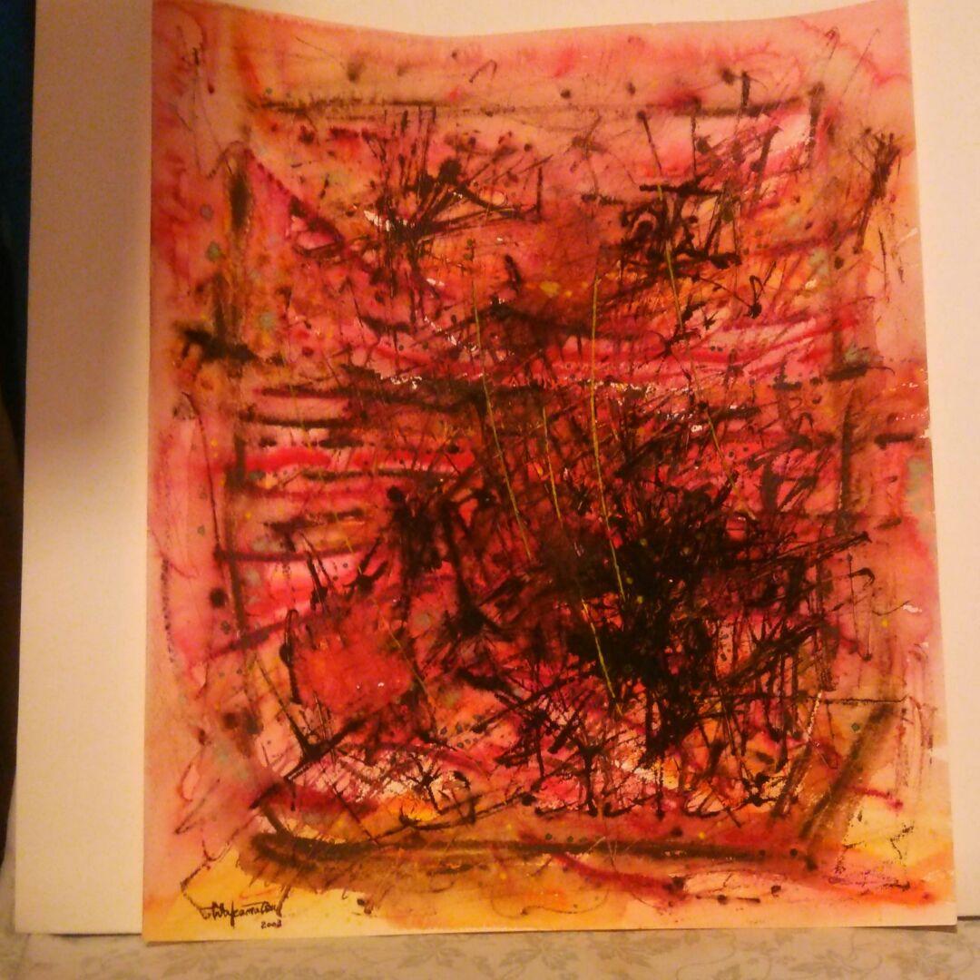 水彩画　印象　No.7 F8号