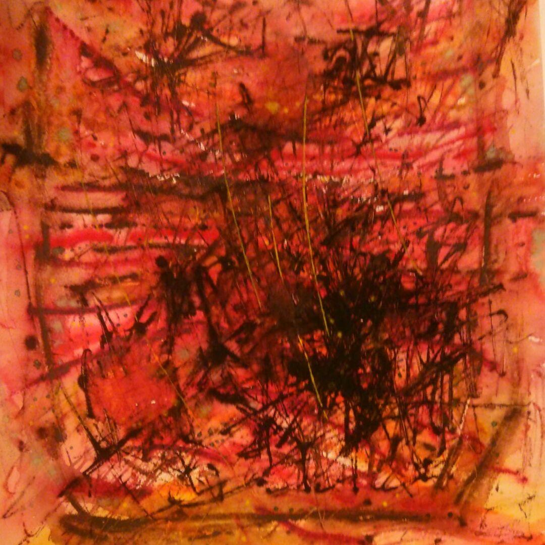 水彩画　印象　No.7 F8号