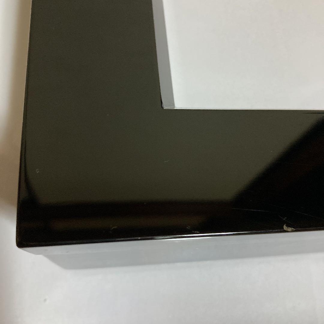 炉縁　茶道具　真塗　孝雄作