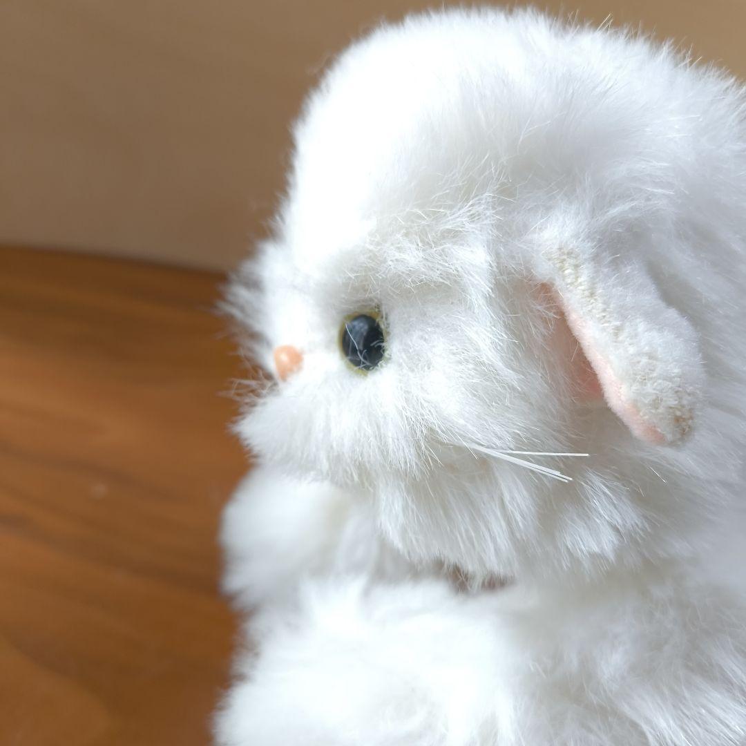 昭和レトロ　奥村玩具　おくむらのシールペット　ペルシャ猫　くたくた　ぬいぐるみ