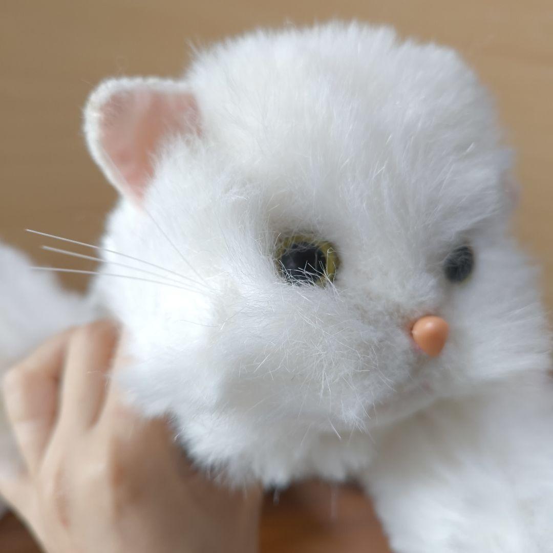 昭和レトロ　奥村玩具　おくむらのシールペット　ペルシャ猫　くたくた　ぬいぐるみ