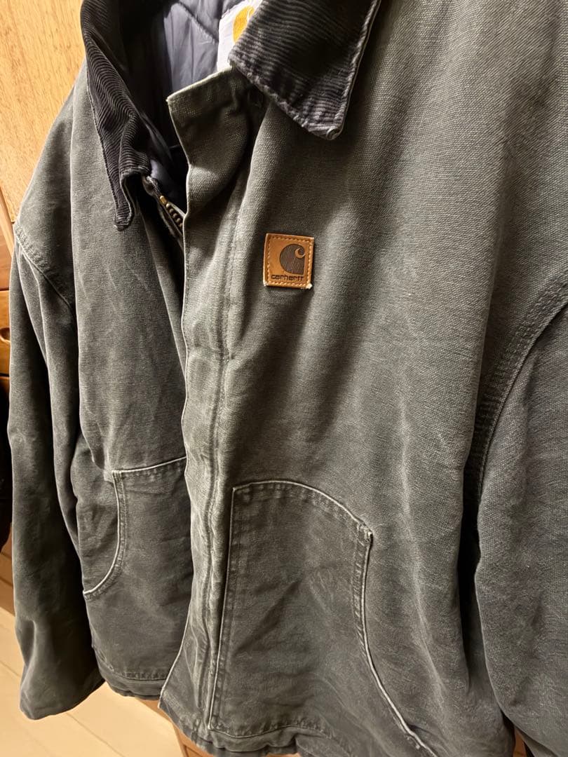 【希少カラー】USA製 Carhartt トラディショナルジャケット MOS