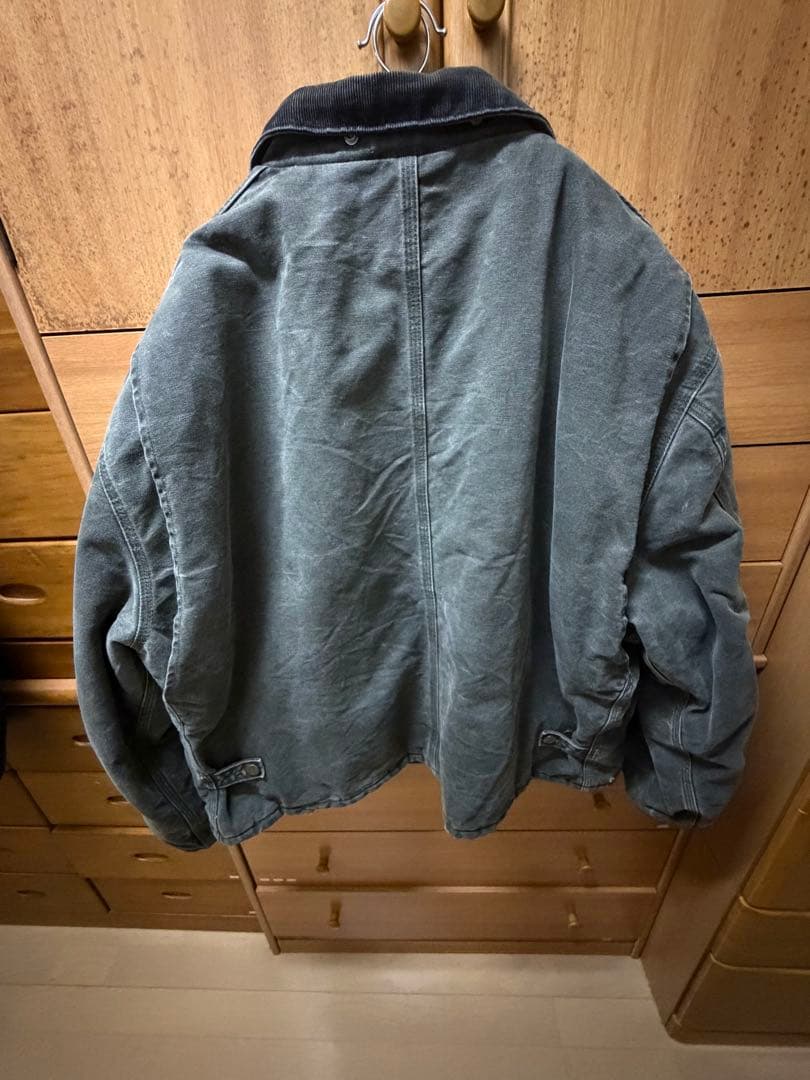 【希少カラー】USA製 Carhartt トラディショナルジャケット MOS
