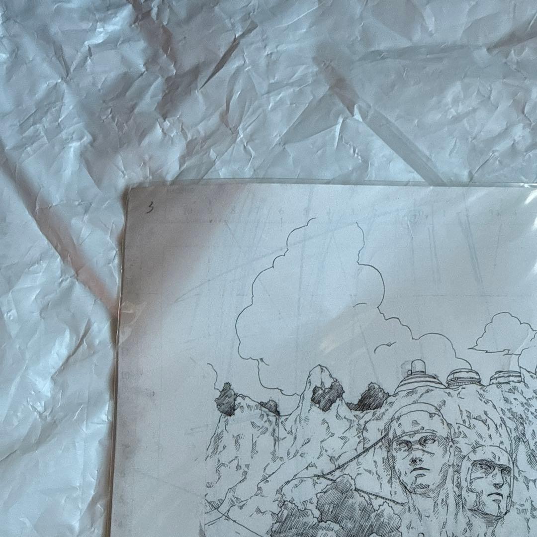 NARUTO展　複製原画　木の葉隠れの里