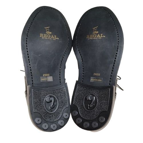 【新品未使用】リーガル ウィングチップ メダリオン 外羽根 ブラック 26EEE