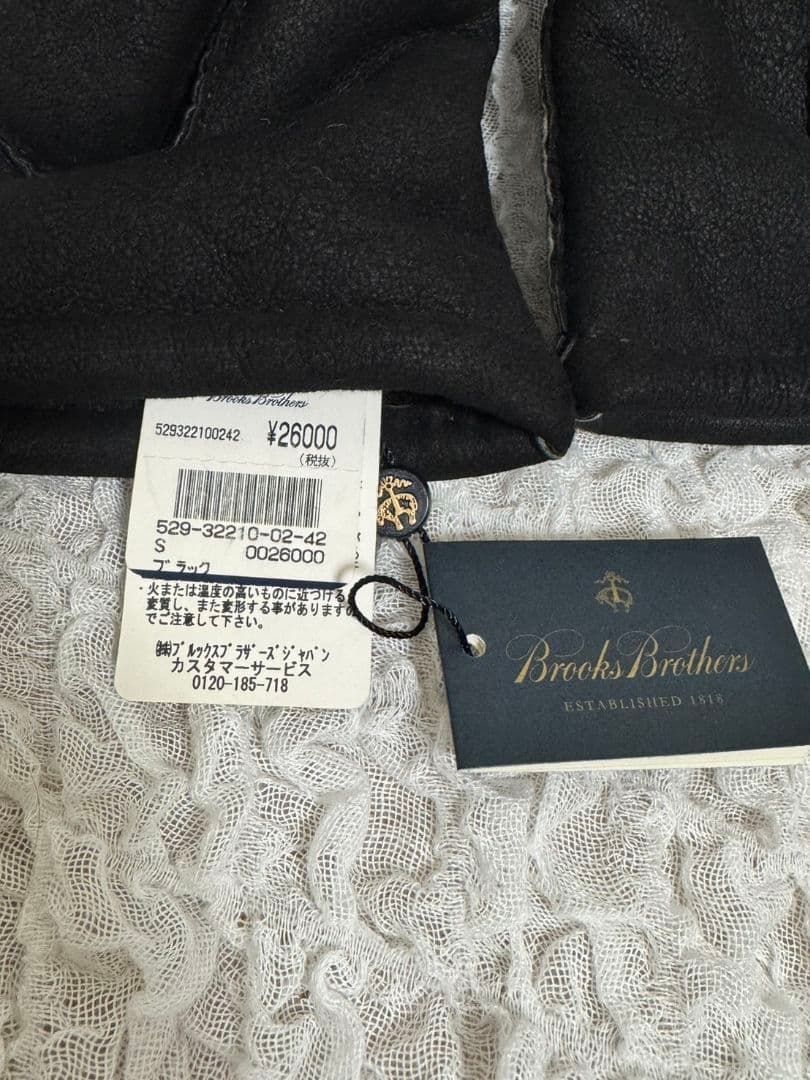 Brooks Brothers 羊革手袋 Sサイズ 黒